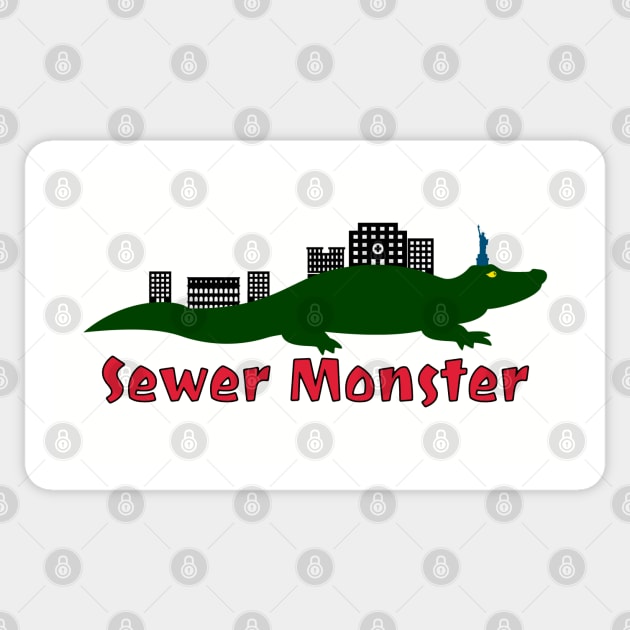 Sewer Monster Lives Sticker by L'Appel du Vide Designs by Danielle Canonico